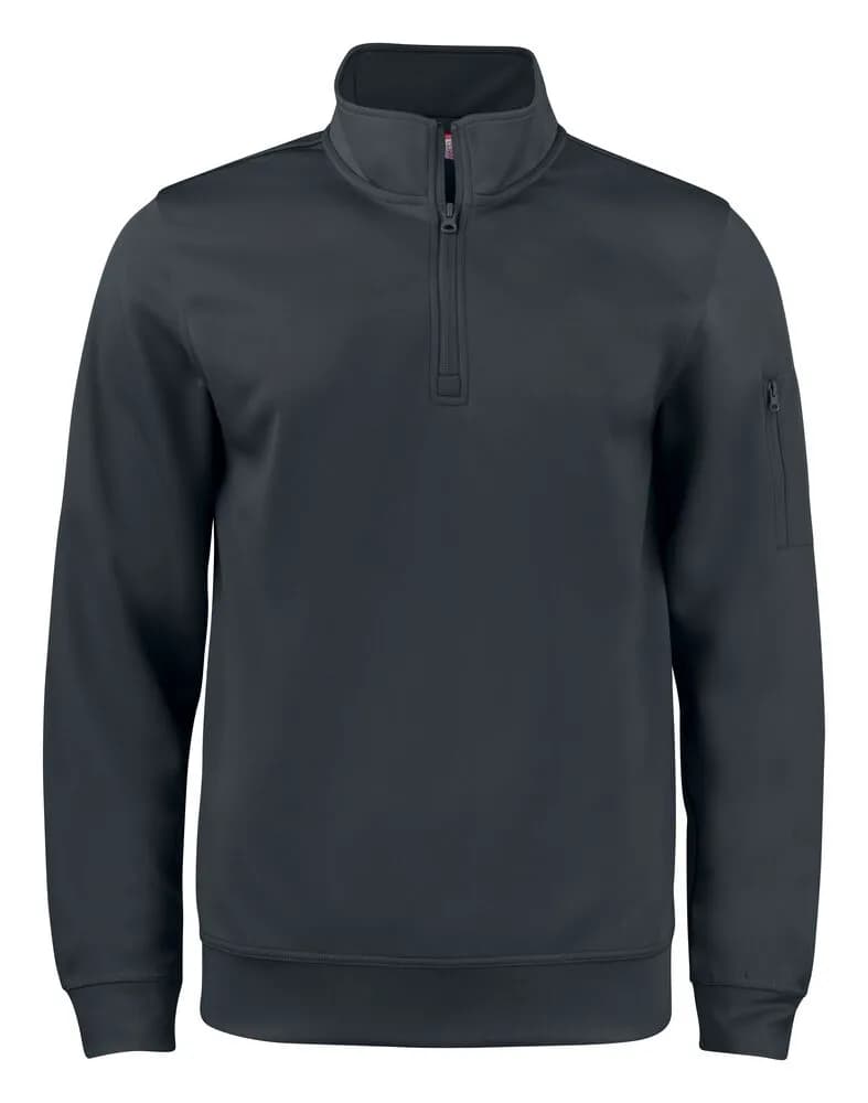 Basic Active Half Zip - Black