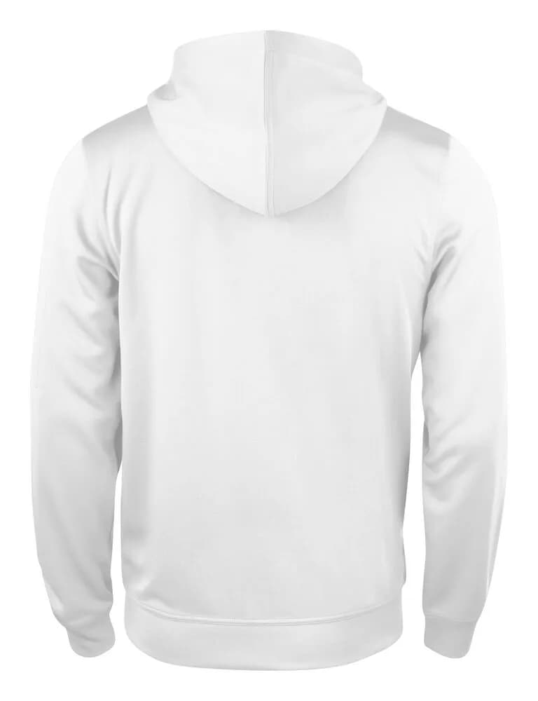 Basic Active Hoody Full Zip - White