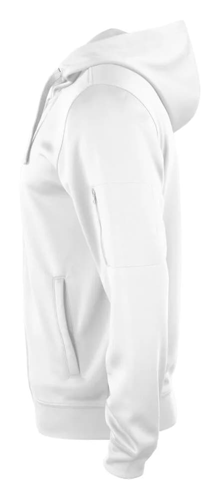 Basic Active Hoody Full Zip - White