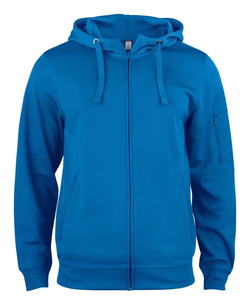 Basic Active Hoody Full Zip - Royal Blue