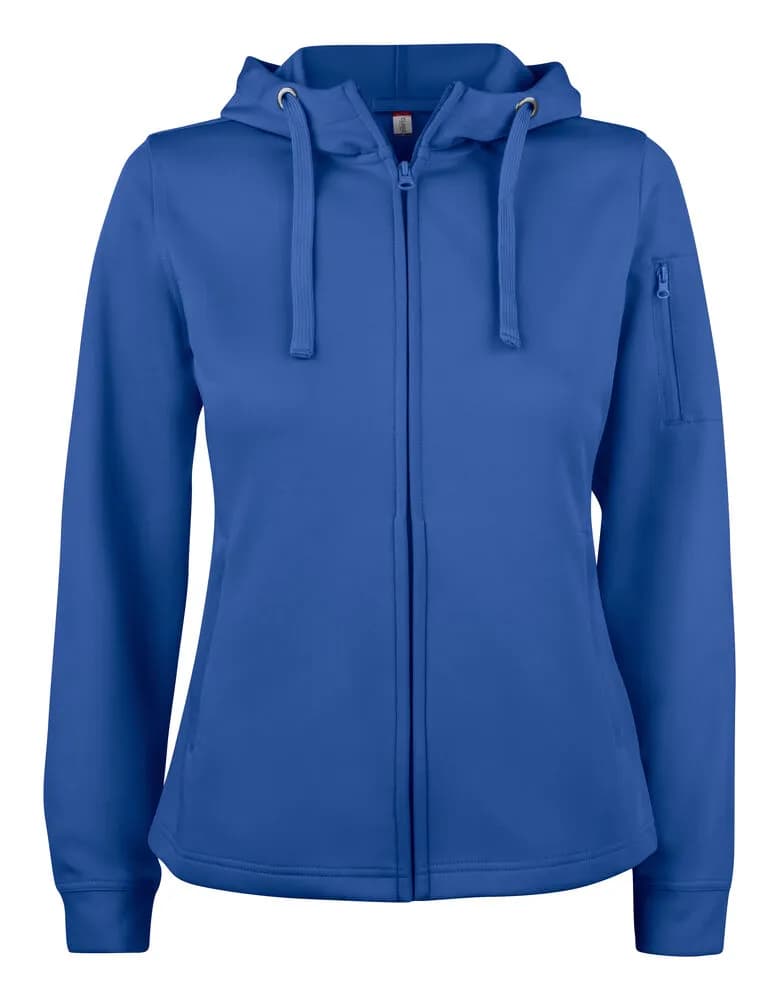 Basic Active Hoody Full Zip Women - Royal Blue
