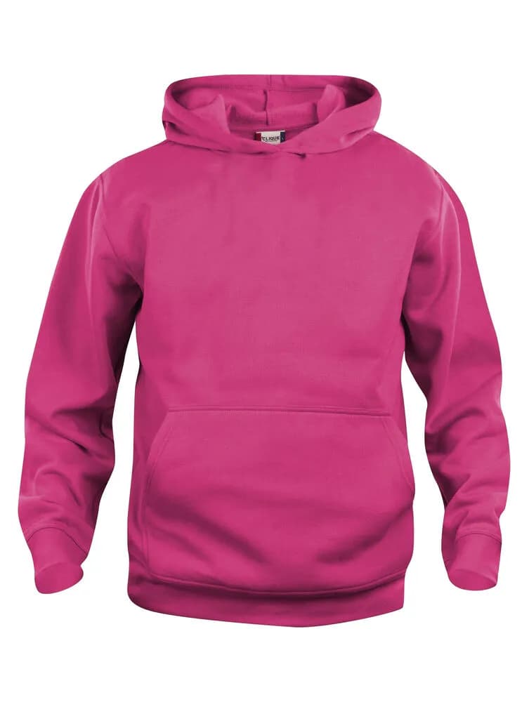 Basic Hoody Junior - Bright Cerise