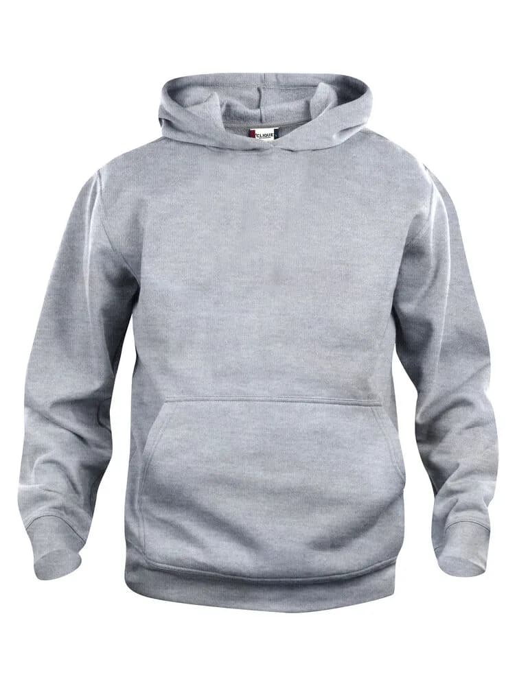 Basic Hoody Junior - Grey Melange