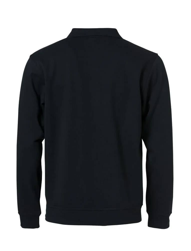 Basic Polo Sweater - Black