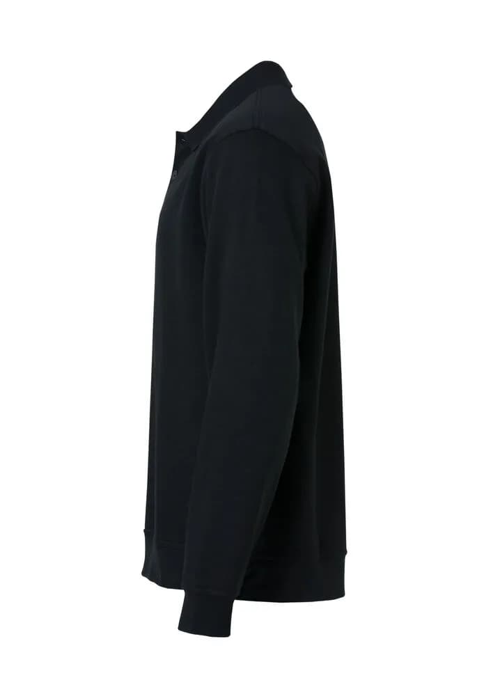 Basic Polo Sweater - Black