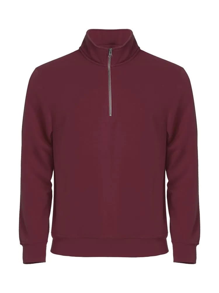 Basic Half Zip - Burgundy