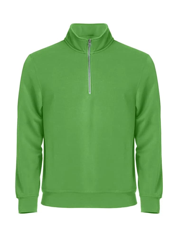 Basic Half Zip - Apple Green