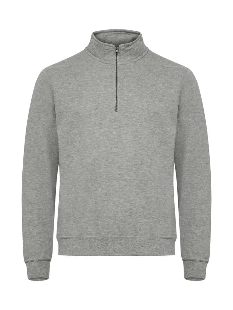 Basic Half Zip - Grey Melange