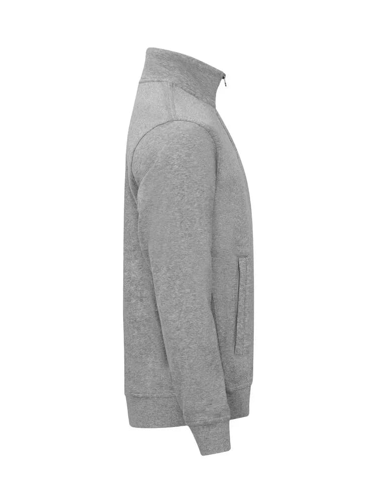 Basic Half Zip - Grey Melange