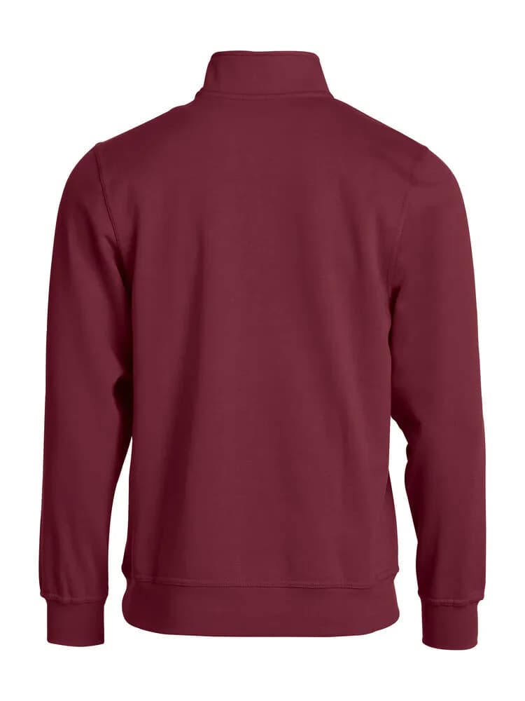 Basic Half Zip - Burgundy