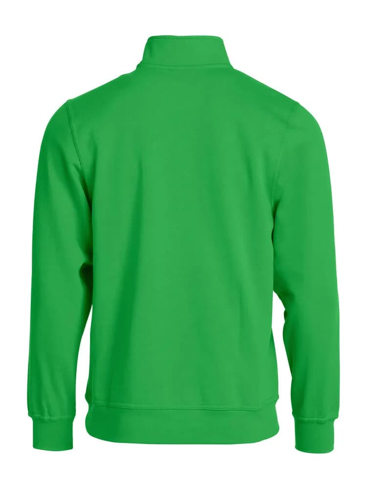 Basic Half Zip - Apple Green