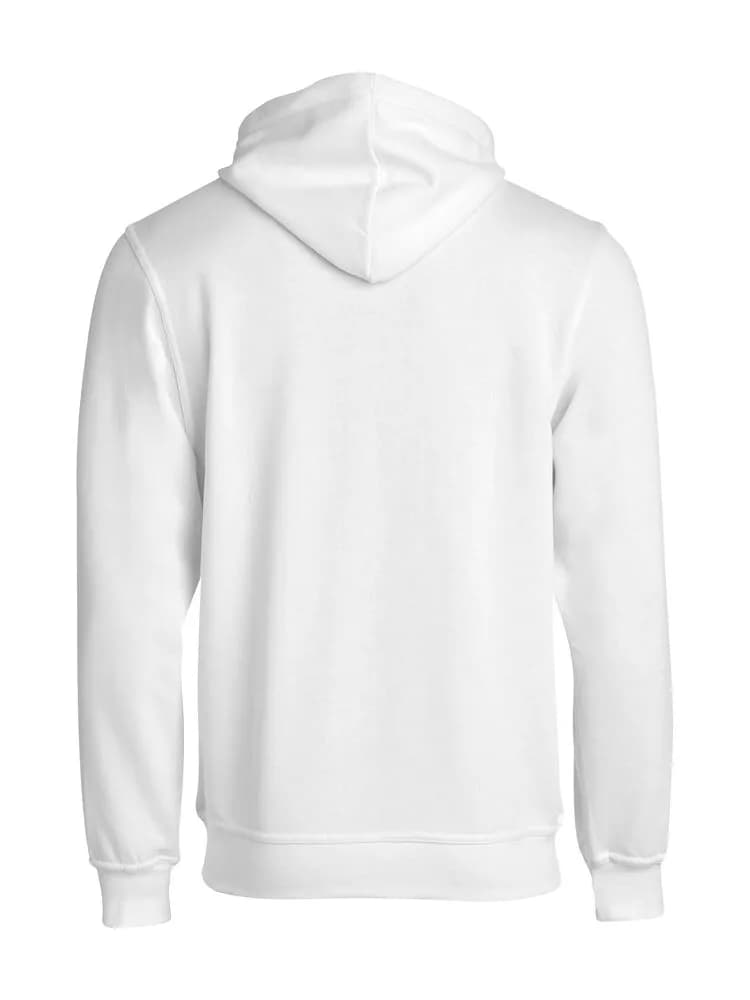 Basic Hoody Full Zip - White