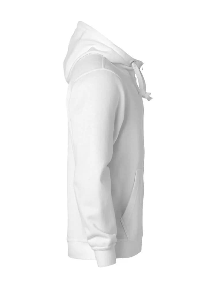 Basic Hoody Full Zip - White