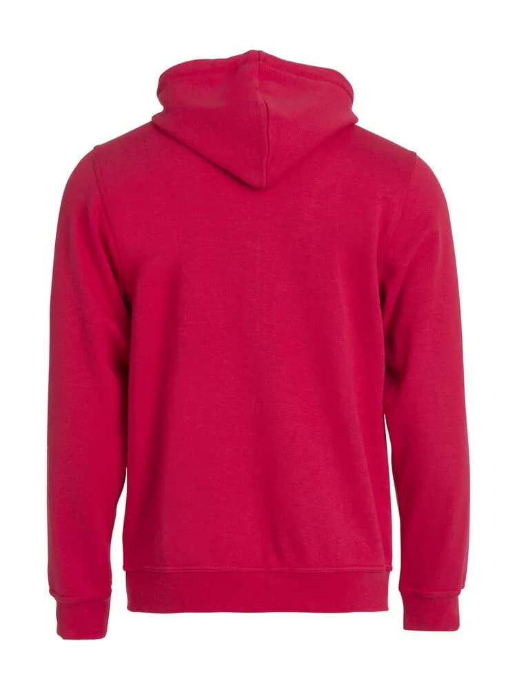Basic Hoody Full Zip - Red