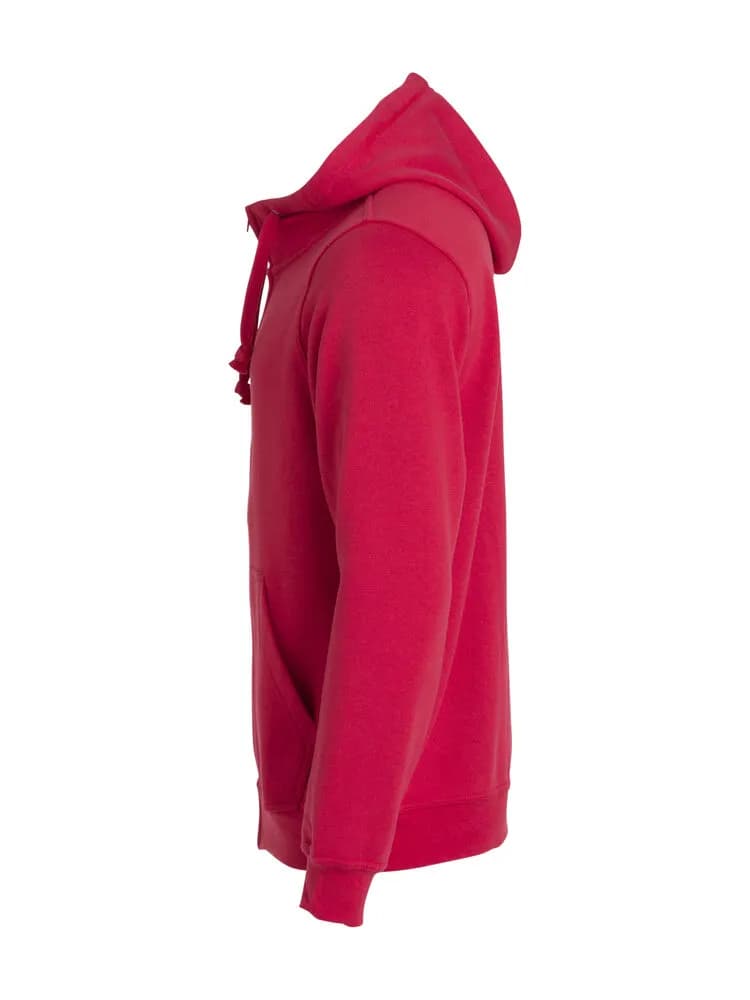 Basic Hoody Full Zip - Red