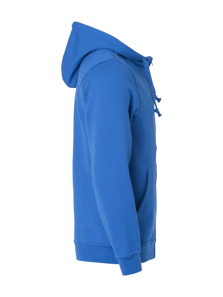 Basic Hoody Full Zip - Royal Blue