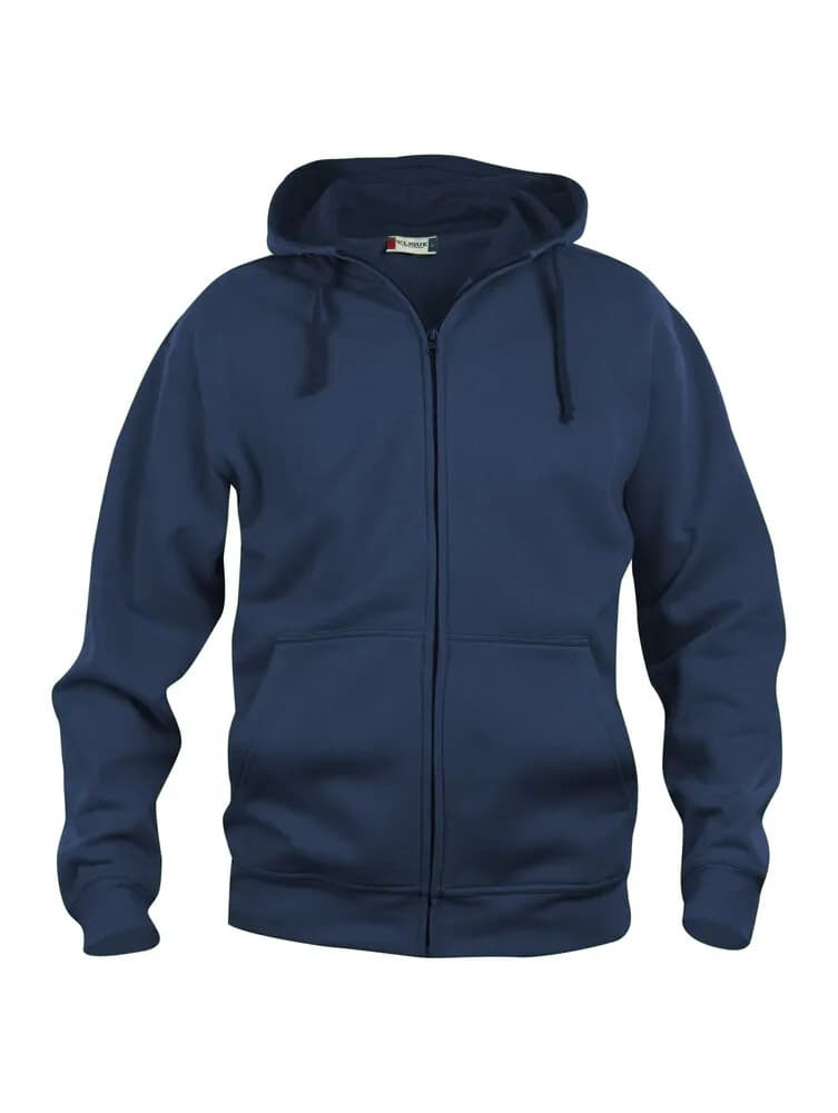 Basic Hoody Full Zip - Dark Navy