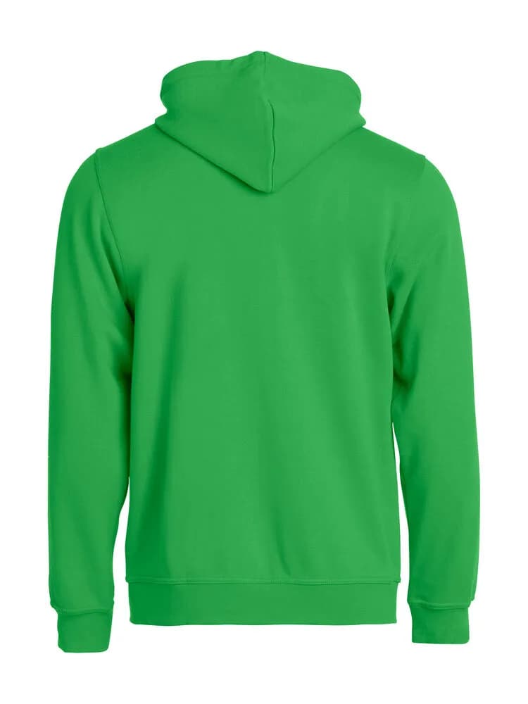Basic Hoody Full Zip - Apple Green