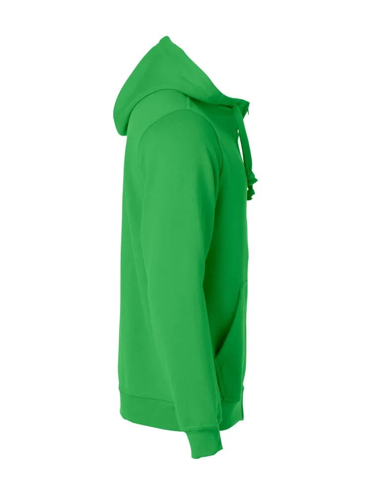 Basic Hoody Full Zip - Apple Green