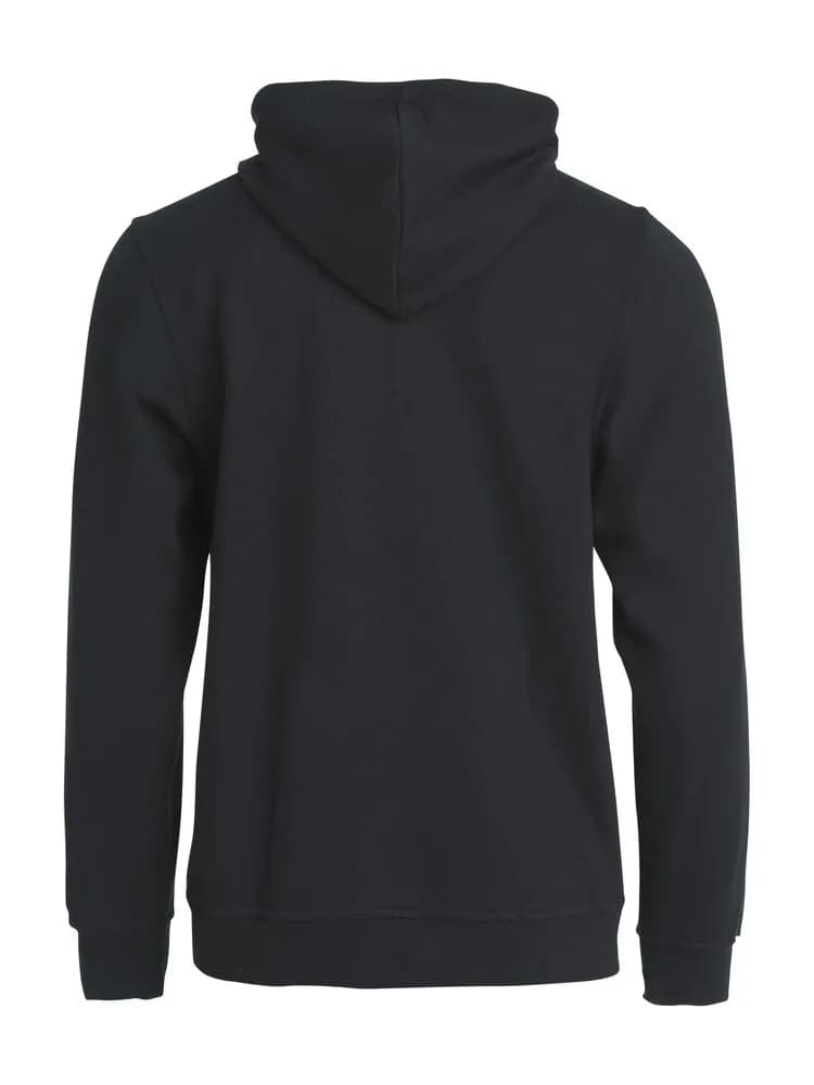 Basic Hoody Full Zip - Black