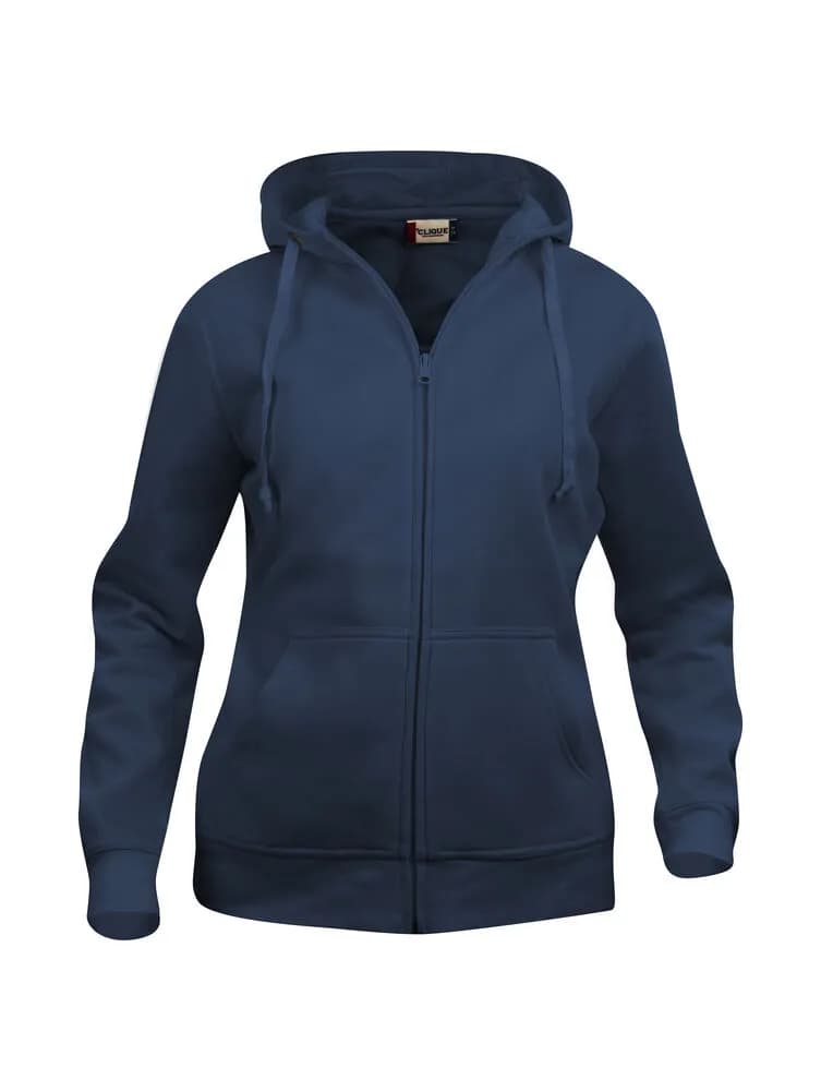 Basic Hoody Full Zip Women - Dark Navy