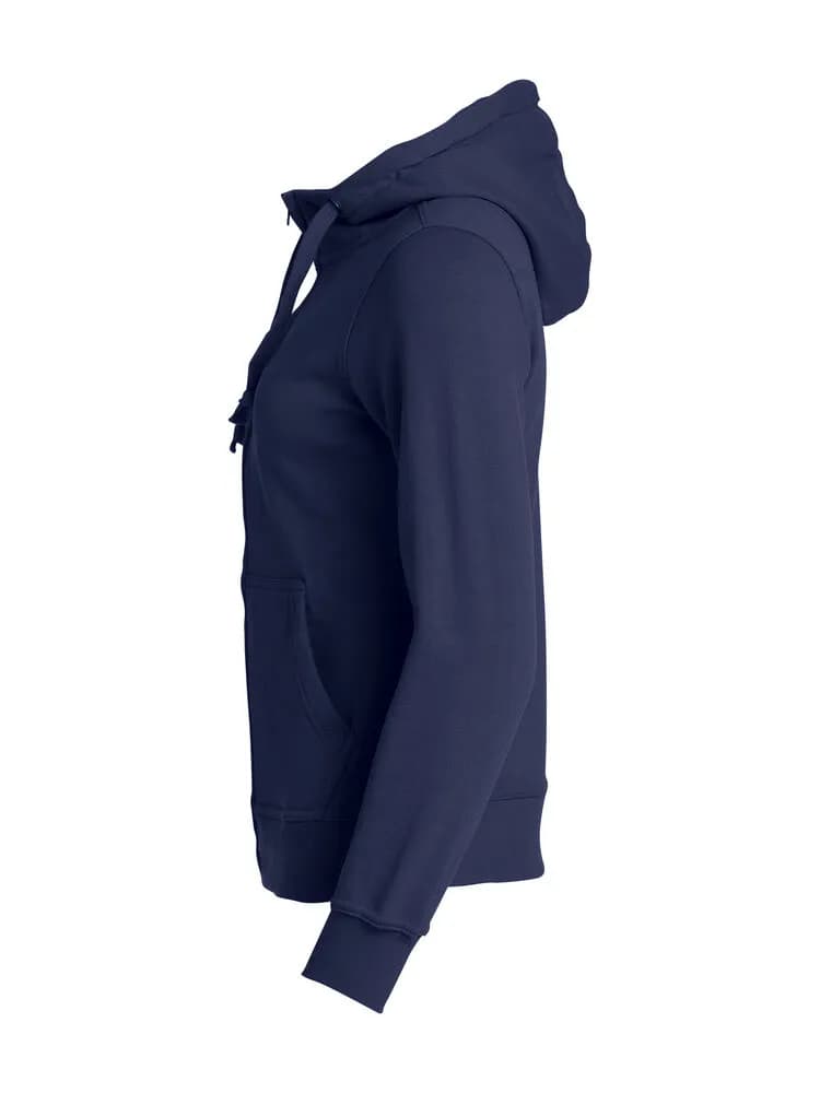 Basic Hoody Full Zip Women - Dark Navy