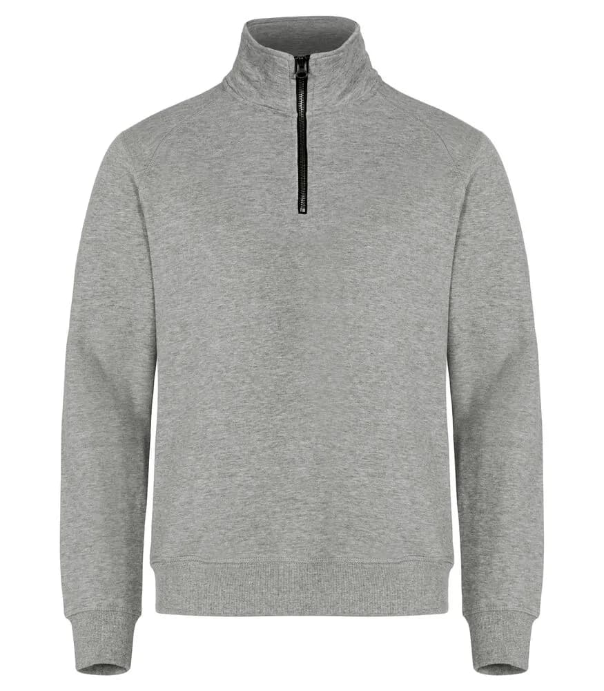 Classic Half Zip - Grey Melange