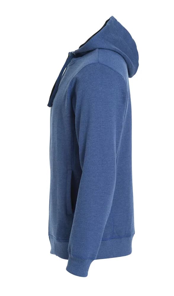 Classic Hoody Full Zip - Blue Melange