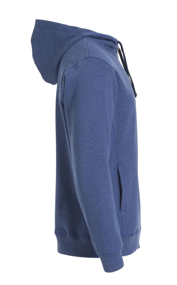 Classic Hoody Full Zip - Blue Melange