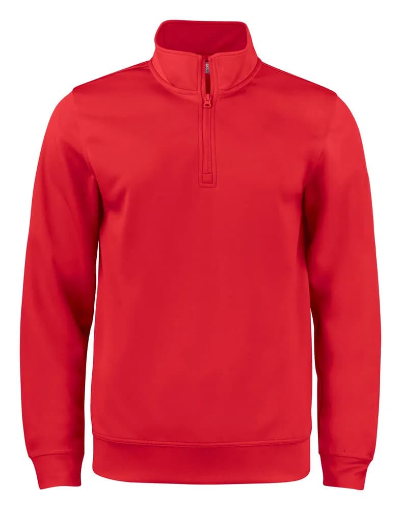 Basic Active Half Zip Junior - Red