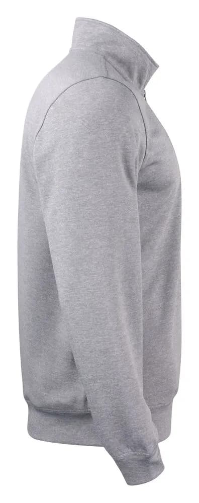 Basic Active Half Zip - Grey Melange