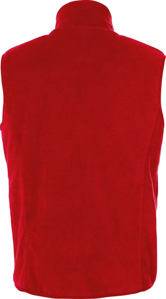 Basic Polar Fleece Vest - Red