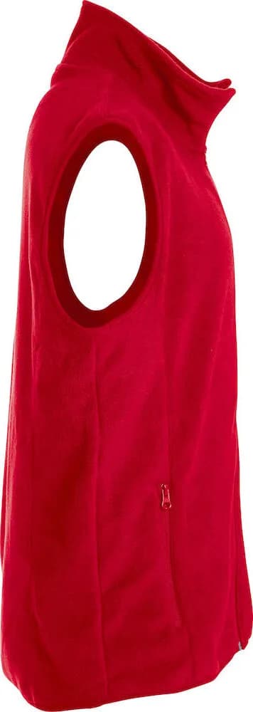 Basic Polar Fleece Vest - Red