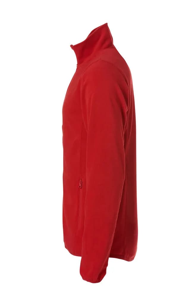 Basic Micro Fleece Jacket - Red