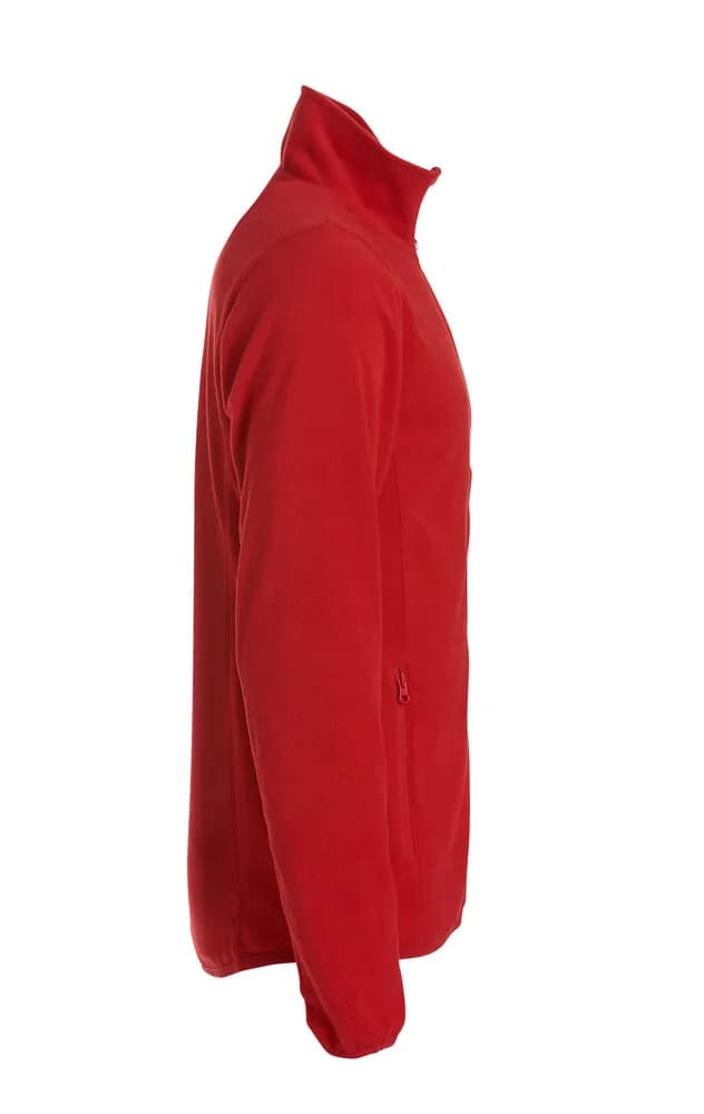 Basic Micro Fleece Jacket - Red