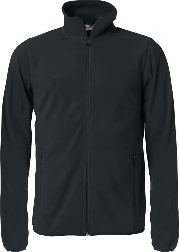 Basic Micro Fleece Jacket - Black