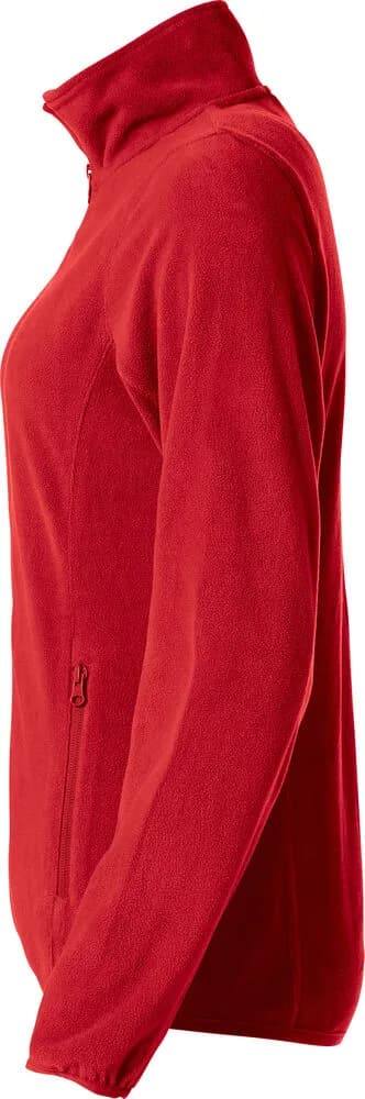 Basic Micro Fleece Jacket Women - Red