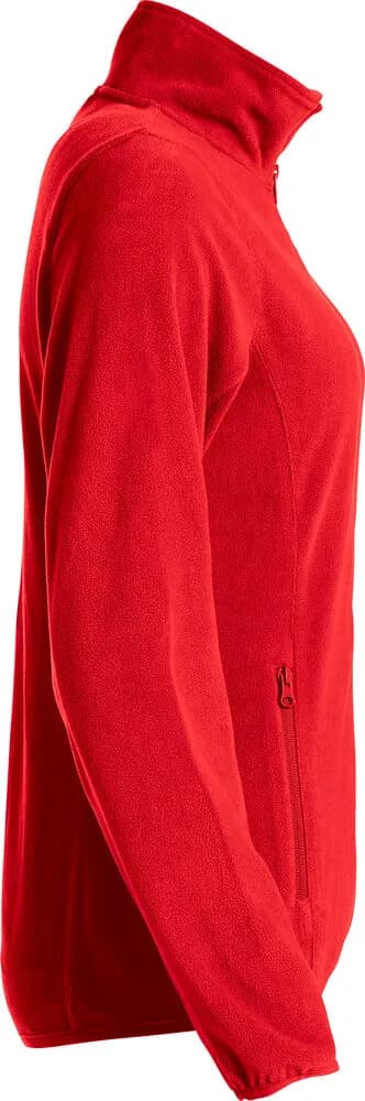 Basic Micro Fleece Jacket Women - Red