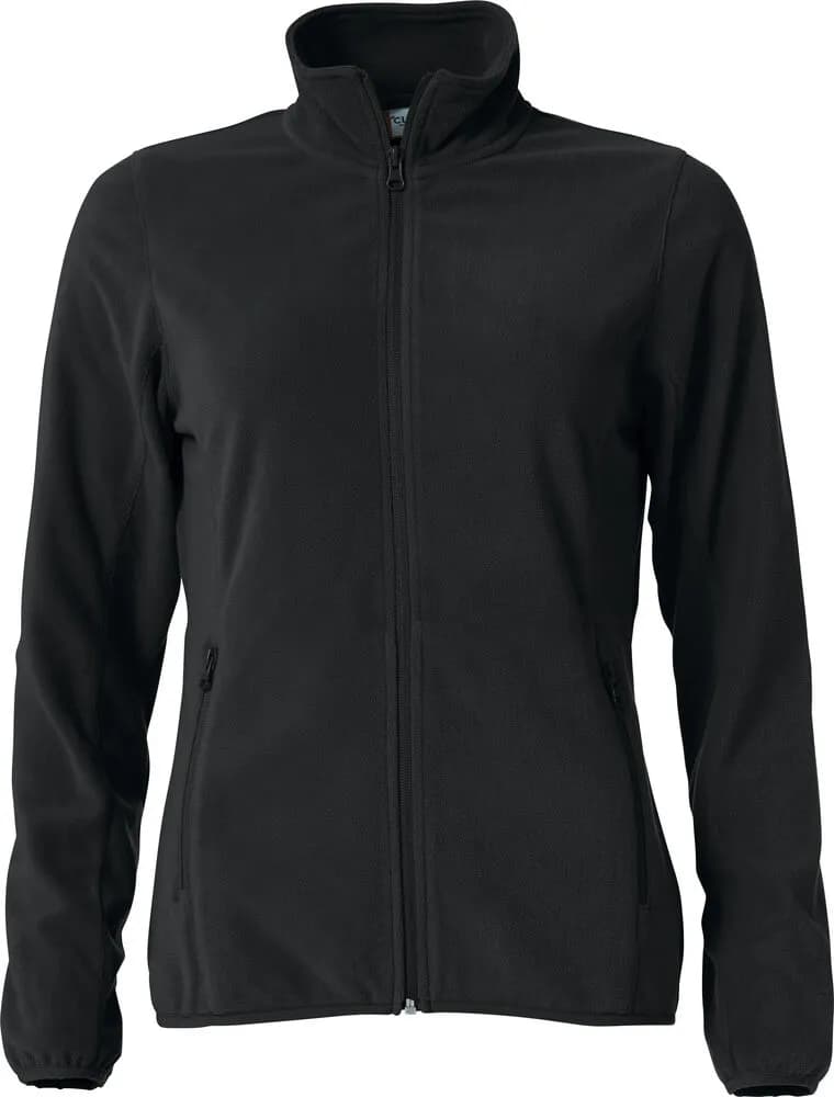 Basic Micro Fleece Jacket Women - Black