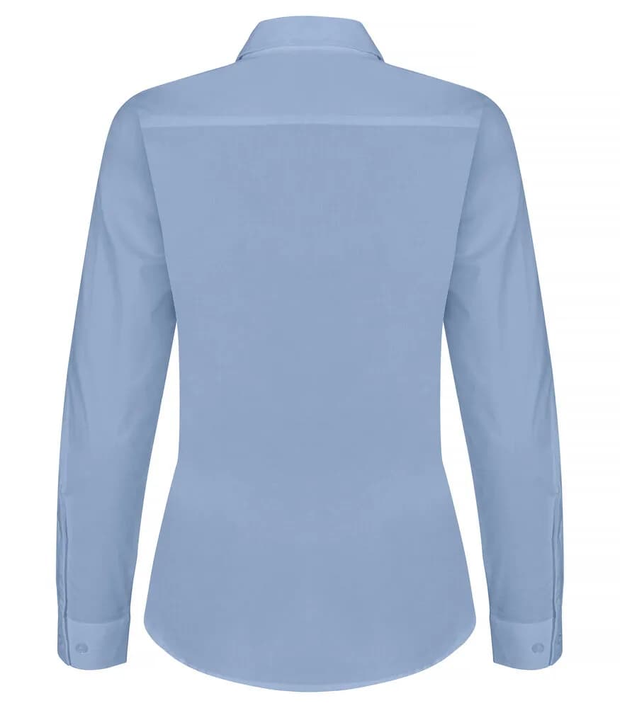 Stretch Shirt L/S Women - Light Blue
