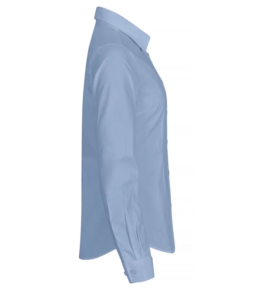 Stretch Shirt L/S Women - Light Blue