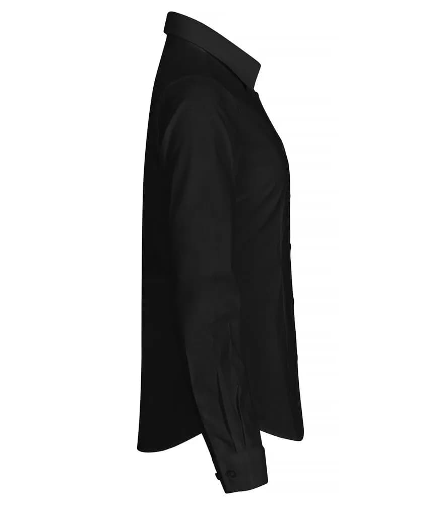 Stretch Shirt L/S Women - Black