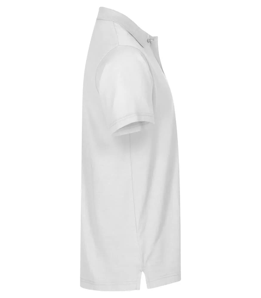 Single Jersey Polo - White
