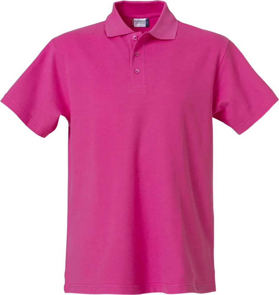 Basic Polo - Bright Cerise