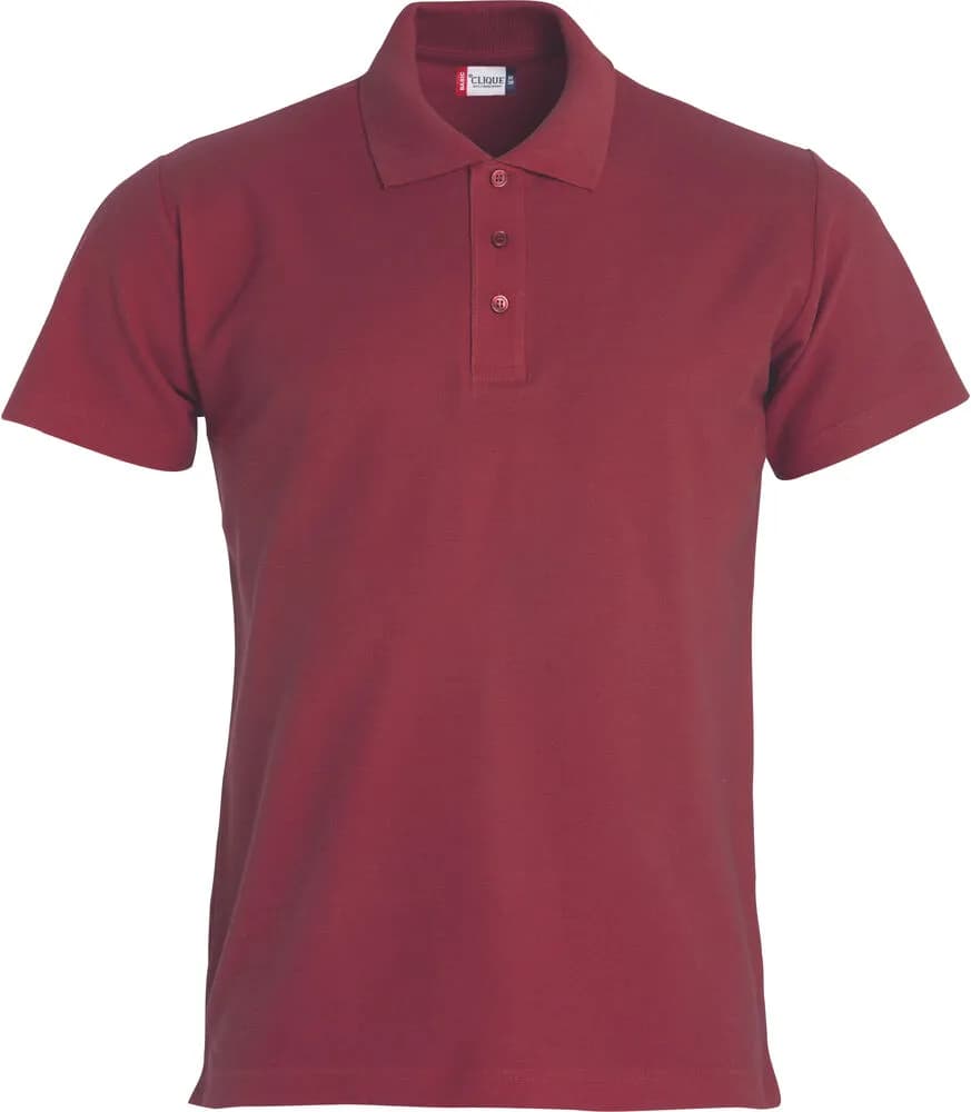 Basic Polo - Burgundy