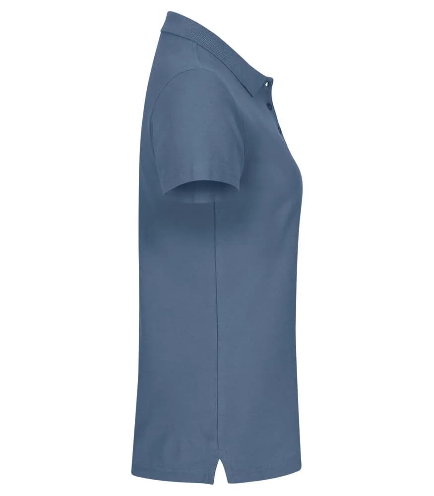 Basic Polo Women - Steel Blue
