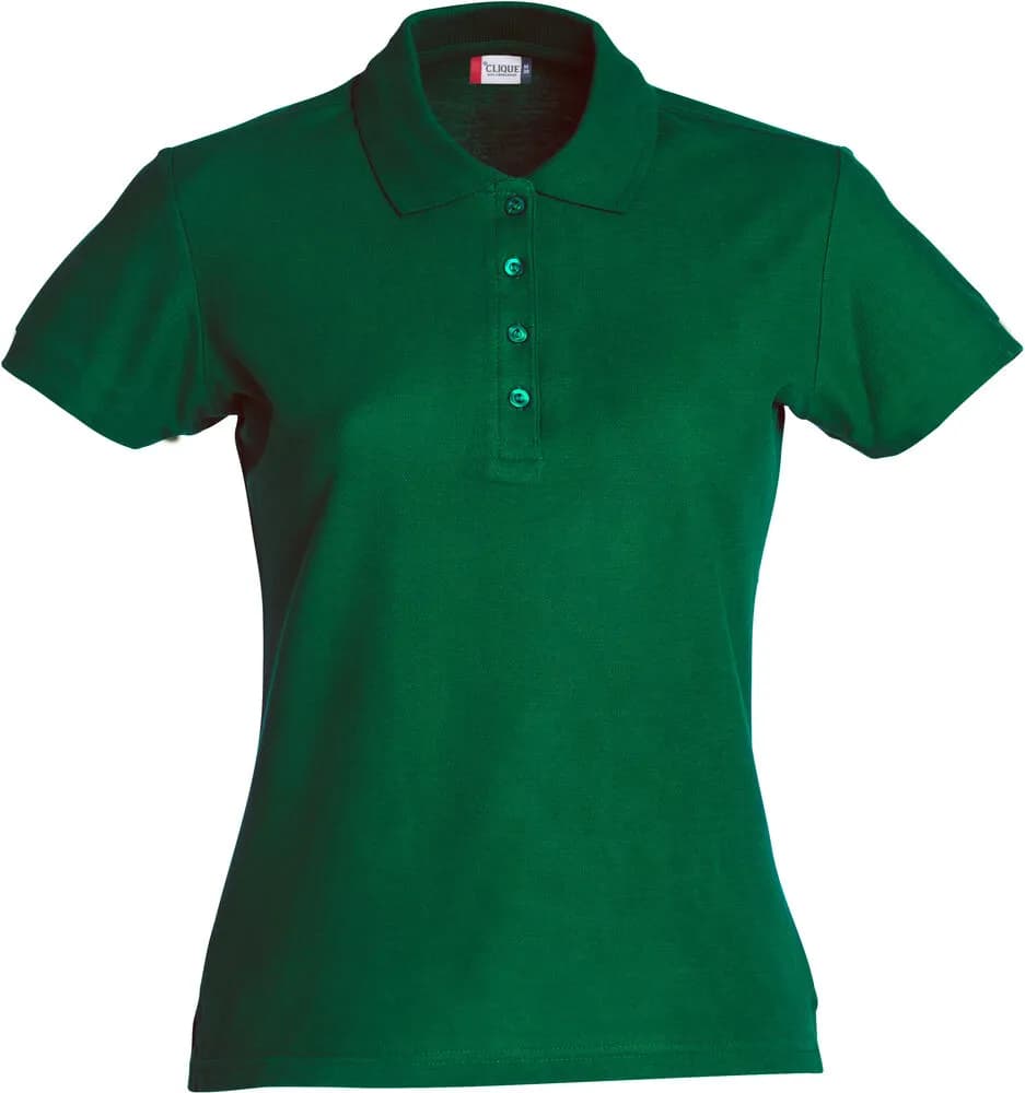 Basic Polo Women - Bottle Green