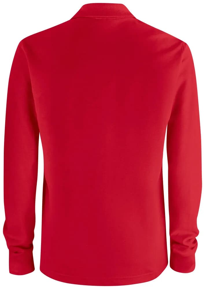 Basic Polo Pocket L/S - Red