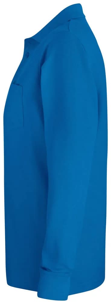 Basic Polo Pocket L/S - Royal Blue