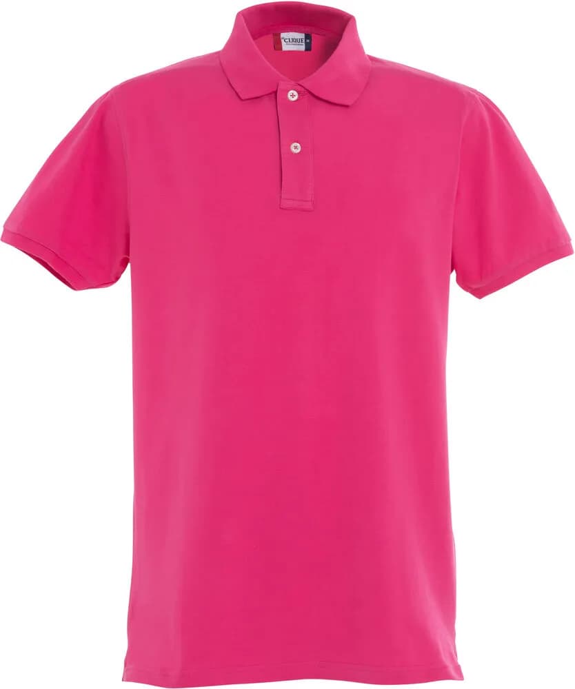 Stretch Premium Polo - Bright Cerise
